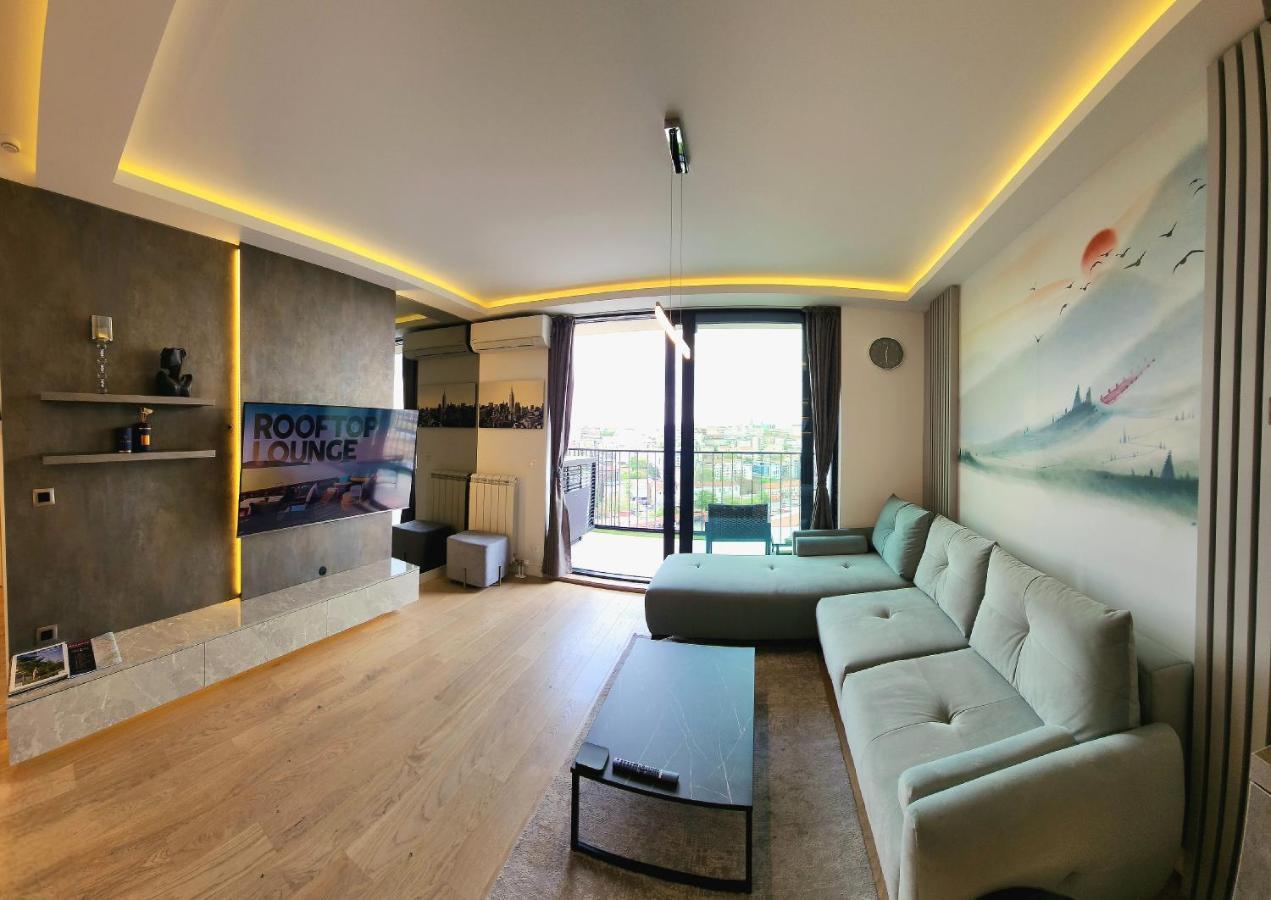 Belgrade Waterfront 16Th Fl Lux Apt. W/ City View Zewnętrze zdjęcie