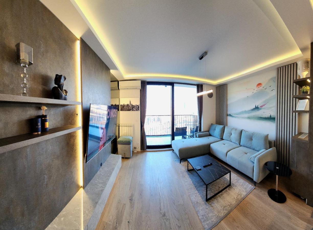 Belgrade Waterfront 16Th Fl Lux Apt. W/ City View Zewnętrze zdjęcie