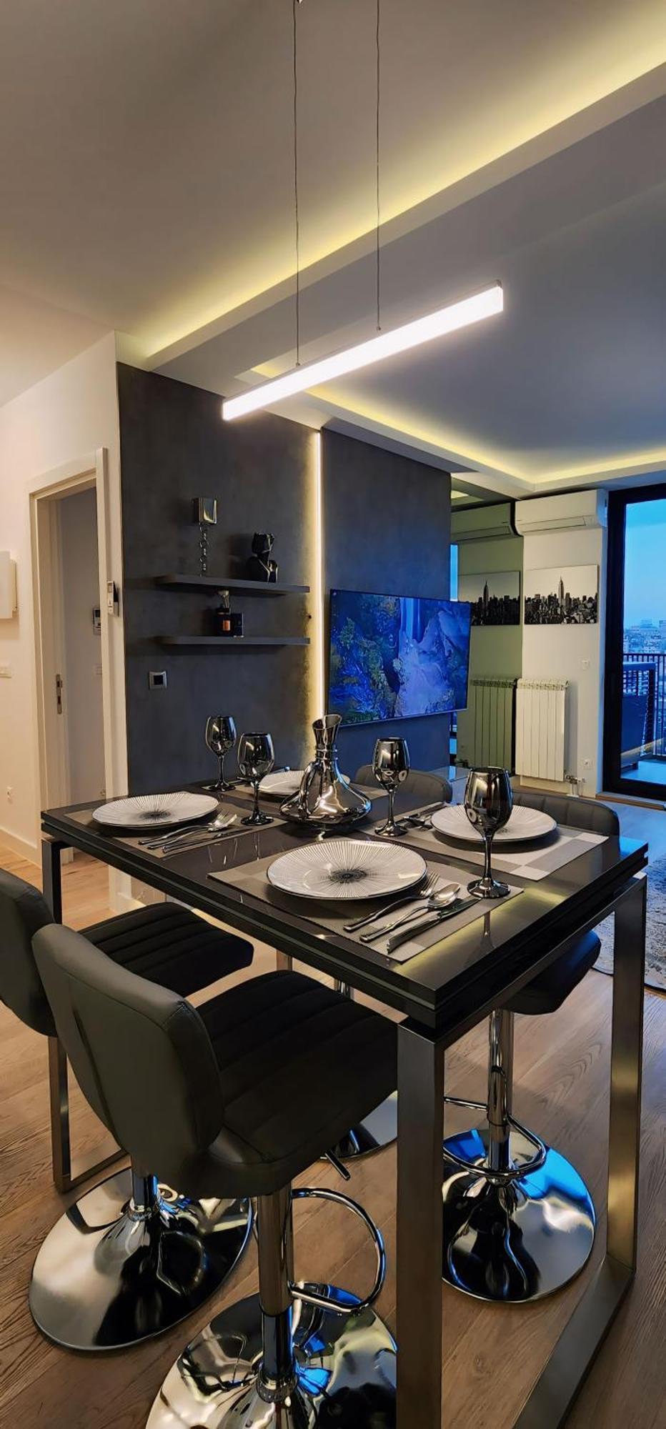 Belgrade Waterfront 16Th Fl Lux Apt. W/ City View Zewnętrze zdjęcie