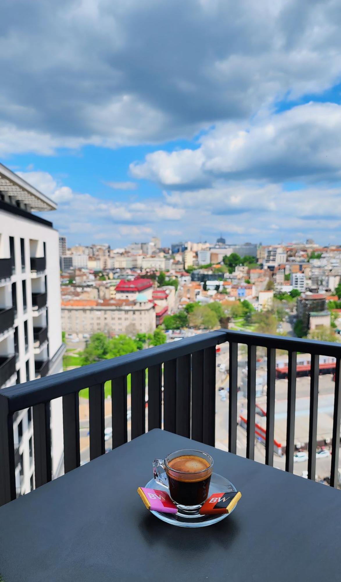 Belgrade Waterfront 16Th Fl Lux Apt. W/ City View Zewnętrze zdjęcie