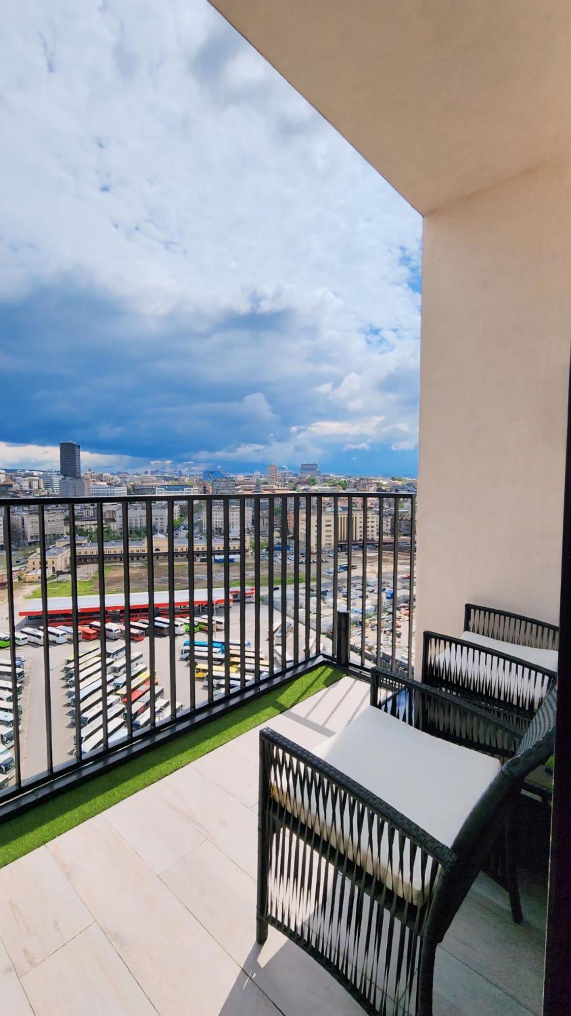 Belgrade Waterfront 16Th Fl Lux Apt. W/ City View Zewnętrze zdjęcie