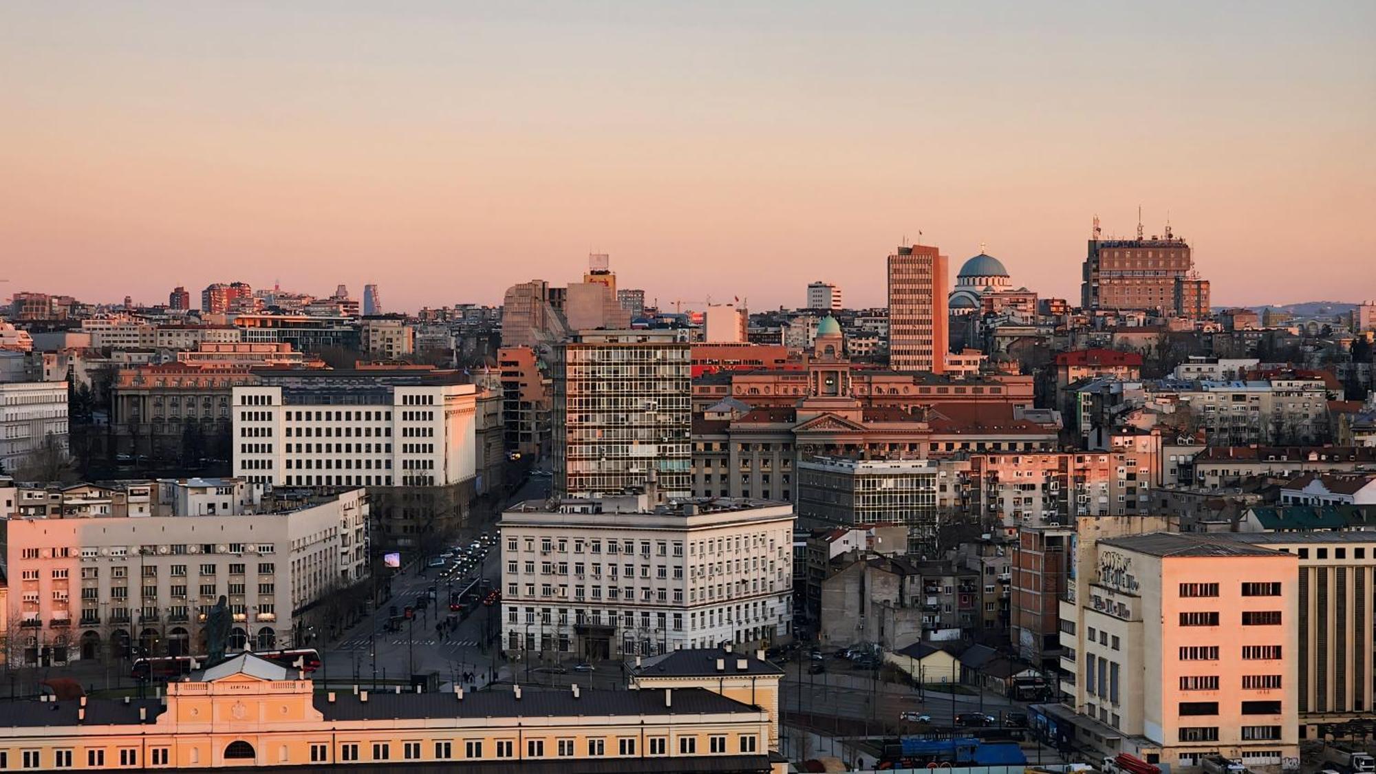 Belgrade Waterfront 16Th Fl Lux Apt. W/ City View Zewnętrze zdjęcie